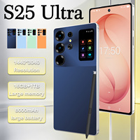 Version Globale S25 Ultra 5G Smartphone Écran 6,9 Pouces Grande Capacité 16 Go + 1 To Déverrouillage Facial pour le Travail Quotidien, le Gaming, les Voyages et les Événements Sociaux