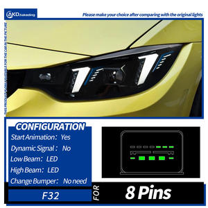 Conjunto de luz de circulación diurna LED faro Fang modificado para 13-20 para BMW 4 Series M4 automóvil dedicado F32 F36 F82 - Product Image 6
