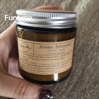 Bougies en cire de soja parfumées à la cannelle et aux épices de la citrouille, pour l'automne, en gros, fabricant sur mesure