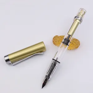قلم حبر عالي الجودة فاخر طراز Nib EF 0.38 أقلام حبر شفافة للكتابة بشعار وعلامة تجارية مخصصة