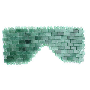 Masque pour les yeux en jade naturel fait main, anti-âge, en quartz, vente en gros d'usine - Product Image 2
