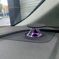 Haut-parleur Tweeter Motorisé Escamotable avec 30 Couleurs de Lumière Ambiante pour Audi Q5 B9 2018-2025 – Amélioration Intérieure du Tableau de Bord