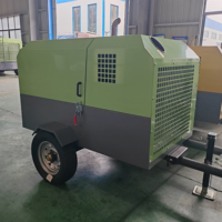 Compresseurs d'air à vis portables diesel industriels 176 185 250 300 CFM 7 8 12 Bar