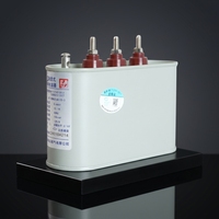 Condensateur de puissance triphasé portable haute température basse tension certifié ISO 40 kvar 400 V 50 Hz pour la correction du facteur de puissance