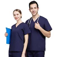 Ensembles d'uniformes médicaux pour hommes en coton, coupe droite, pour le spa et le personnel musulman
