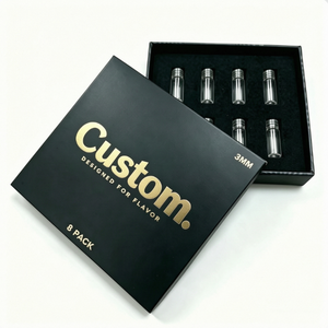 Scatole Nere per Fiale di Peptidi con Lamina Dorata, Custodia per Peptidi con Inserto in Schiuma Personalizzato, Confezione Protettiva per Fiale Singole da 3ml/5ml - Product Image 3