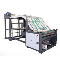 Machine à laminage de carton ondulé semi-automatique électrique avec moteur