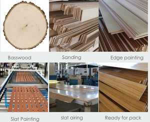 Persiane orizzontali stecche di ricambio Paulownia tapparelle <span class=keywords><strong>in</strong></span> <span class=keywords><strong>legno</strong></span> tapparelle e tende - Product Image 4