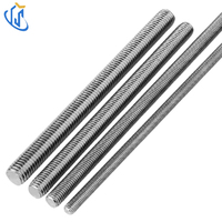 High Tensile Carbon Steel Threaded Rod Zinc Finish Fully Threaded Stud for Strut Channel System for CE Certified