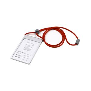 <span class=keywords><strong>Porte</strong></span>-<span class=keywords><strong>badge</strong></span> d'employé de bureau élégant en alliage d'aluminium, accessoire en métal - Product Image 3