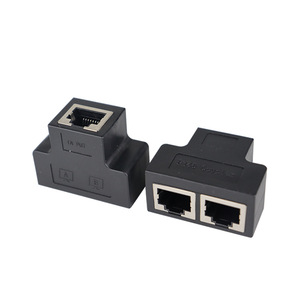 Adaptateur coupleur RJ45 noir LS-POE-013, connecteur droit pour câble réseau - Product Image 4