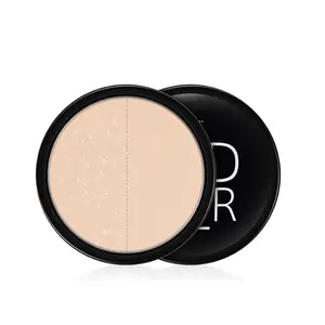 Minerale Gezicht Geperst Poeder Olie Controle Natuurlijke Foundation Poeder 3 Kleuren Gladde Afwerking Concealer Instelling Poeder