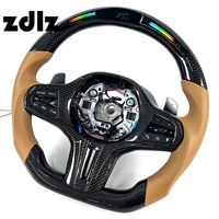 Volant en fibre de carbone LED personnalisé pour BMW M2 M3 M4 M5 G20 G30 G31 G32 X3 G01 G02 G87 G80 X5 Accessoires intérieurs de voiture