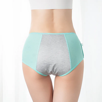 십대 소녀 사랑스러운 만화 인쇄 월경 팬티 누설 방지 생리 기간 속옷 딸 Culotte 월경