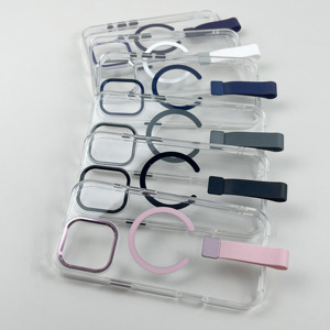 Trường hợp điện thoại với dây đeo rõ ràng từ bìa số lượng lớn bán buôn tùy chỉnh trường hợp điện thoại di động cho <span class=keywords><strong>Iphone</strong></span> 17 Pro 16 cộng với khách hàng in ấn mới - Product Image 6