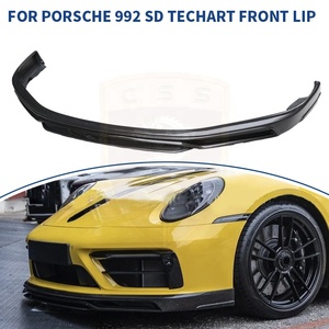 ตัวแยกสปอยเลอร์หน้ารถสำหรับ <span class=keywords><strong>PORSCHE</strong></span> <span class=keywords><strong>911</strong></span> 992 <span class=keywords><strong>Carrera</strong></span> S <span class=keywords><strong>4S</strong></span> DRY คาร์บอนไฟเบอร์ปรับแต่งอัตโนมัติ - Product Image 6