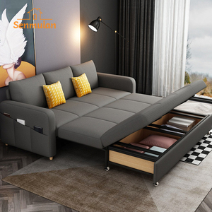 Minimalist Aesthetic <strong>Single</strong> Modern <strong>Sofa</strong> <strong>Beds</strong> Folding Convertible <strong>Pull</strong> <strong>Out</strong> Sectional <strong>Sofa</strong> <strong>Bed</strong> with Storage - Product Image 2