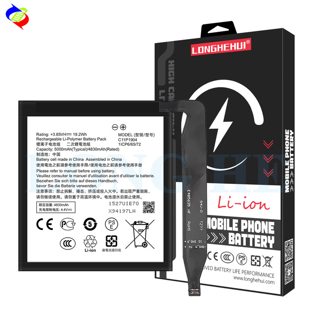 Original Replacement Li-ion Polymer Battery C11P1904 for ASUS ZenFone 7 ZS670KS I002D 8 Flip / ZF8 Flip