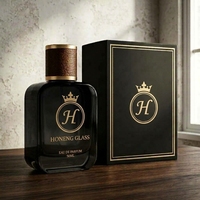 Vente en gros de flacons de parfum en verre carrés de luxe vides 30ml 50ml 100ml Logo personnalisé