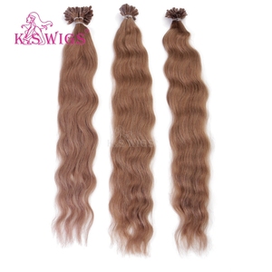 K.SWIGS Extensions de cheveux chinois en gros, double tirage, pointe en U, 30 pouces, Remy vierges, qualité supérieure, durables, sans nœuds - Product Image 3