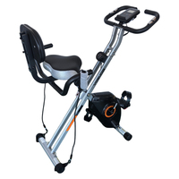 Bicicleta Estática Plegable con Pantalla LCD, Magnética, para Ejercicio en Casa o Gimnasio