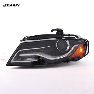 Conjunto de Faros Delanteros Jushun para Audi A4 Versión Estadounidense, LED DRL, Lente HID, B8 2009 2012 - Product Image 3