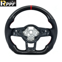 Volant de direction RPPF en forme de F1, style populaire, pour Volkswagen Golf 7 GTI Golf R MK7 VW Polo GTI Scirocco 2015 2016