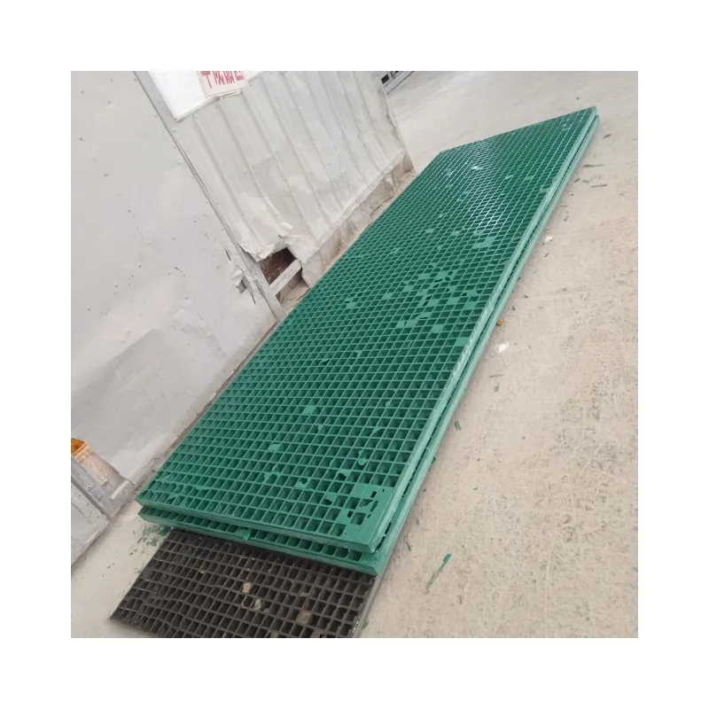 Griglia in fibra di vetro e plastica rinforzata griglia grate/Grp/Frp griglia in fibra di vetro per passerella piattaforma trincea