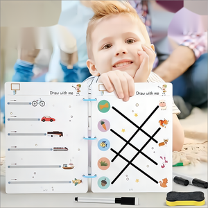 Cuaderno de Práctica de Escritura a Mano para Niños, Personalizado, de Calidad, para Practicar el Control <span class=keywords><strong>del</strong></span> Lápiz, Números y <span class=keywords><strong>Alfabeto</strong></span>, Reutilizable - Product Image 1