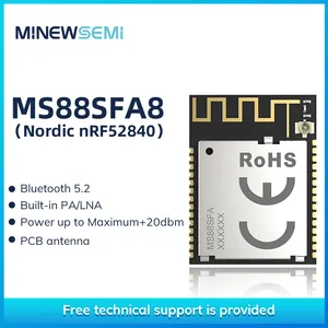 NRF52840 + PA MS88SFA ble модуль 5,2 PA/LNA PCB антенна поддержка сетчатой резьбы протоколы Zigbee, модуль bluetooth