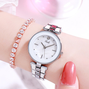 Popular export style elegant steel band women's watch trendy Korean student quartz watch wholesale - Product Image 6