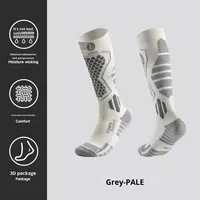 Nouvelles chaussettes de ski professionnelles pour femmes, tricotées ODM, chaudes, épaisses, pour l'hiver, à pression pour le ski de fond et la montagne, tube long