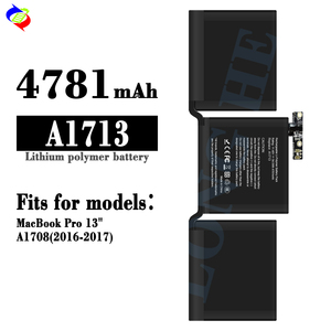 Batería portátil <span class=keywords><strong>A1713</strong></span> 11,4 V 4781mAh para Apple Macbook Pro 13 "A1708 2016 Año - Product Image 1