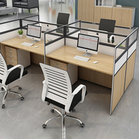 Table de bureau commerciale Tables de séparation Poste de travail modulaire Personnel Ensemble de bureau Mobilier de bureau Bureau de travail