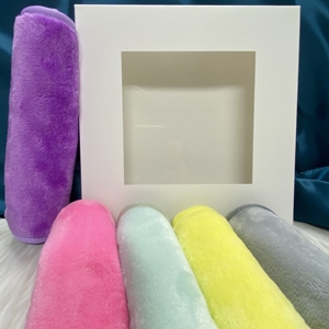 Reusable <b>Microfiber</b> Makeup Remover <b>Towel</b> Washable Facial Cleaning Cloth Durable Makeup Cleaner <b>Towel</b> for Skin Care - Product Image 6