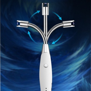 <span class=keywords><strong>2025</strong></span> thiết kế mới Windproof sạc <span class=keywords><strong>USB</strong></span> Flameless Torch ARC BBQ nến nhẹ hơn với mở chai - Product Image 2