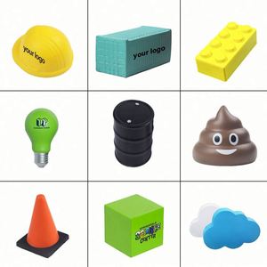 Jouet anti-stress personnalisé avec logo pour enfants, balle anti-stress en forme de baril de pétrole, jouets sensoriels promotionnels en forme de tambour, conteneur de carburant en mousse PU - Product Image 3