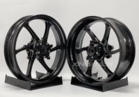 Jantes de moto forgées à cinq branches XINLAI personnalisées, finition noir brillant, 17-18 pouces, légères, en alliage CNC, pour Yamaha R6