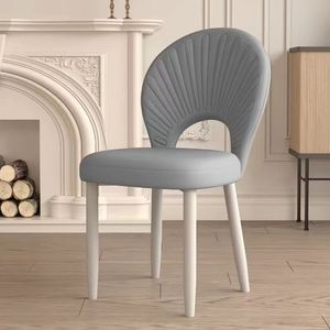High End Luxury Internet Celebrity Nordic Luxury Curved Chair Modern Minimalist Home Makeup Nail Art <b>Backrest</b> Shell Chair - Product Image 2