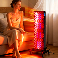 Panel de Terapia de Luz Roja LED de 510w de Potencia Real para Medio Cuerpo, Dispositivo de Fisioterapia de Alta Potencia, Panel de Terapia de Luz Roja e Infrarroja