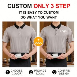 Uniformes Escolares de Alta Calidad, Ropa de Trabajo de Manga Corta, Camisetas Polo para Camareros de Restaurante, Camisetas Polo para Bebés - Product Image 3