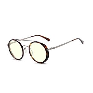 Gafas con Filtro de Luz Azul TLA, Montura Redonda Luminosa de Resina, Gafas de Moda para las Cuatro Estaciones - Product Image 2