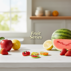 Fermacapelli Angelina Fruit Series 8 cm, accessorio per capelli da donna - Product Image 2