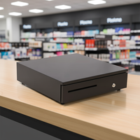 Caisse enregistreuse POS pour usage de bureau, cinq compartiments, comptage et tri automatiques, ABS durable
