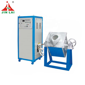 Fourneau de fusion à induction en acier Jinlai 300 kg avec moteur et <span class=keywords><strong>creuset</strong></span> en magnésie, triphasé 380 V, facile à utiliser - Product Image 2