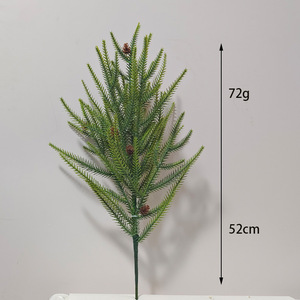 Adorno de árbol artificial verde <span class=keywords><strong>para</strong></span> decoración de interiores del hogar Agujas de <span class=keywords><strong>pino</strong></span> de Acción de Gracias - Product Image 5