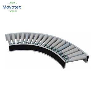 मोवोटेक <span class=keywords><strong>90</strong></span> डिग्री घुमावदार रोलर कन्वेयर को स्टील बीयरिंग और असेंबली लाइन के लिए समायोज्य गति - Product Image 5