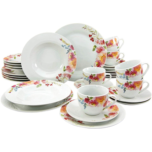 Juego de vajilla de cerámica, juego de cena de porcelana Simple con calcomanía, novedad de <span class=keywords><strong>2022</strong></span> - Product Image 6