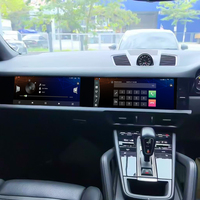 Écran double Foforfor 12,3 pouces pour Porsche Cayenne 2018-2023 RHD – Mise à niveau vers Android 13 2025 avec Carplay, GPS, Multimédia et Radio Copilote