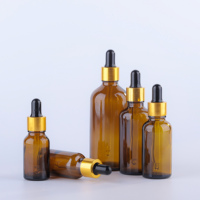 Flacon compte-gouttes en verre ambré premium vide de 5 ml, 10 ml, 30 ml pour huiles essentielles, cosmétiques, sérum de soin de la peau, huile corporelle avec bouchon compte-gouttes